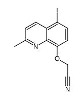 2-(5-iodo-2-methylquinolin-8-yl)oxyacetonitrile Structure