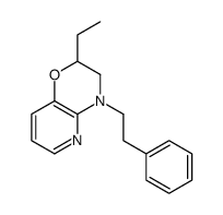 2-ethyl-4-(2-phenylethyl)-2,3-dihydropyrido[3,2-b][1,4]oxazine结构式