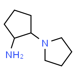 TRANS-2-(PYRROLIDIN-1-YL)CYCLOPENTANAMINE structure