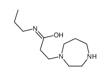 3-(1,4-diazepan-1-yl)-N-propylpropanamide Structure