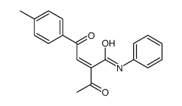 2-acetyl-4-(4-methylphenyl)-4-oxo-N-phenylbut-2-enamide结构式