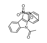 1-[2-(4-nitrophenyl)-[1,3]oxazolo[5,4-b]indol-4-yl]ethanone Structure