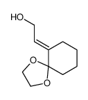 2-(1,4-dioxaspiro[4.5]decan-6-ylidene)ethanol Structure