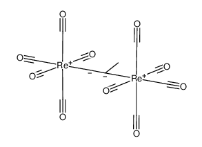 μ-1.2-propanediylbis(pentacarbonylrhenium) Structure