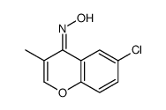 N-(6-chloro-3-methylchromen-4-ylidene)hydroxylamine结构式