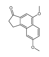 5,8-dimethoxy-1,2-dihydrocyclopenta[a]naphthalen-3-one结构式