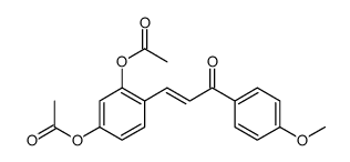 [3-acetyloxy-4-[3-(4-methoxyphenyl)-3-oxoprop-1-enyl]phenyl] acetate结构式