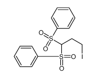 [1-(benzenesulfonyl)-3-iodopropyl]sulfonylbenzene结构式