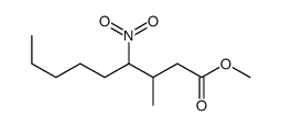 methyl 3-methyl-4-nitrononanoate Structure