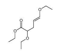 ethyl 2,5-diethoxypent-4-enoate Structure