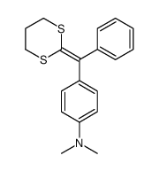 4-[1,3-dithian-2-ylidene(phenyl)methyl]-N,N-dimethylaniline Structure