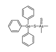 dimethyl-sulfanylidene-triphenylgermylsulfanyl-λ5-arsane Structure