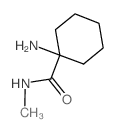 1-amino-N-methylcyclohexanecarboxamide(SALTDATA: FREE)结构式