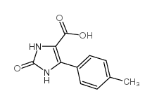 1,3-dihydro-imidazol-2-one-5-(4-methyl)phenyl-4-carboxylic acid Structure