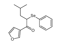 1-(furan-3-yl)-4-methyl-2-phenylselanylpentan-1-one Structure