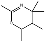4H-1,3-Oxazine, 5,6-dihydro-2,4,4,5,6-pentamethyl-结构式