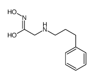 N-hydroxy-2-(3-phenylpropylamino)acetamide结构式