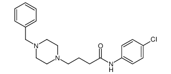 4-(4-benzylpiperazin-1-yl)-N-(4-chlorophenyl)butanamide结构式