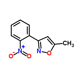 5-Methyl-3-(2-nitrophenyl)-1,2-oxazole structure