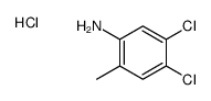 4,5-dichloro-2-methylanilinium chloride结构式