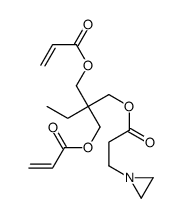 2,2-bis(prop-2-enoyloxymethyl)butyl 3-(aziridin-1-yl)propanoate Structure