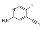 2-amino-5-bromoisonicotinonitrile structure
