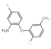 2-(2-Chloro-5-methylphenoxy)-5-fluorophenylamine Structure