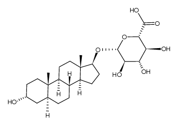Androstane-3,17-diol Glucuronide结构式
