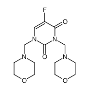 5-fluoro-1,3-bis(morpholin-4-ylmethyl)pyrimidine-2,4-dione Structure