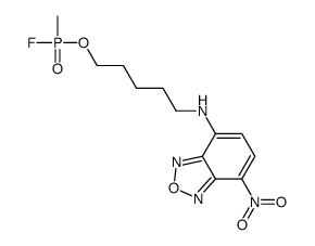 (7-nitrobenz-2-oxa-1,3-diazol-4-yl)aminopentylmethylphosphonofluoridate结构式