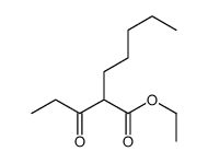 ethyl 2-propanoylheptanoate Structure