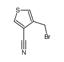 4-(bromomethyl)thiophene-3-carbonitrile Structure