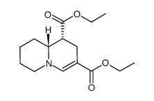 (1R,9aR)-diethyl 2,6,7,8,9,9a-hexahydro-1H-quinolizine-1,3-dicarboxylate Structure