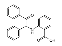 2-[(2-oxo-1,2-diphenylethyl)amino]benzoic acid Structure