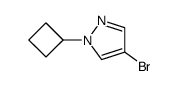 4-bromo-1-cyclobutyl-1H-pyrazole structure