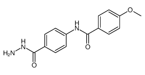N-[4-(hydrazinecarbonyl)phenyl]-4-methoxybenzamide Structure