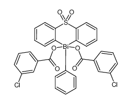 10,10-di(3-chlorobenzenecarboxy)-10-(4-methylphenyl)phenothia-10λ5bismine 5,5-dioxide结构式