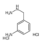 3-(hydrazinylmethyl)aniline,dihydrochloride结构式