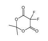 5,5-difluoro-2,2-dimethyl-1,3-dioxane-4,6-dione structure