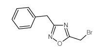 3-Benzyl-5-(bromomethyl)-1,2,4-oxadiazole结构式