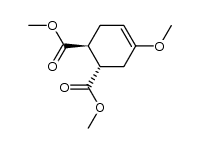 (+/-)-4-methoxy-cyclohex-4-ene-1r,2t-dicarboxylic acid dimethyl ester Structure