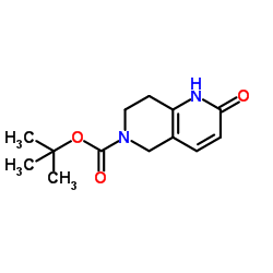tert-Butyl 2-oxo-1,2,7,8-tetrahydro-1,6-naphthyridine-6(5H)-carboxylate Structure