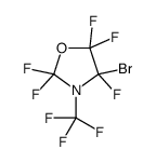 4-bromo-2,2,4,5,5-pentafluoro-3-(trifluoromethyl)-1,3-oxazolidine Structure
