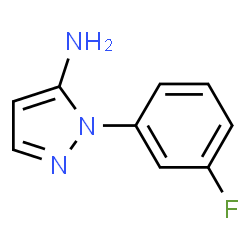 1-(3-Fluorophenyl)-1H-pyrazol-5-amine结构式