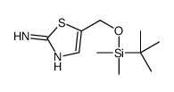 2-Amino-5-tert-butyldimethylsilyloxy-Methyl-thiazole结构式