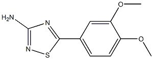 3-Amino-5-(3,4-dimethoxyphenyl)-1,2,4-thiadiazole structure