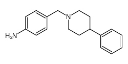 4-[(4-PHENYL-1-PIPERIDINYL)METHYL]-BENZENAMINE Structure