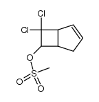 7,7-dichloro-6-(methylsulfonyl)bicyclo[3.2.0]hept-2-ene结构式