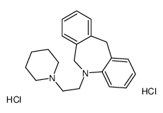 5-(2-piperidin-1-ylethyl)-6,11-dihydrobenzo[c][1]benzazepine,dihydrochloride Structure