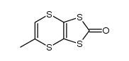 5-methyl-[1,3]dithiolo[4,5-b][1,4]dithiin-2-one结构式